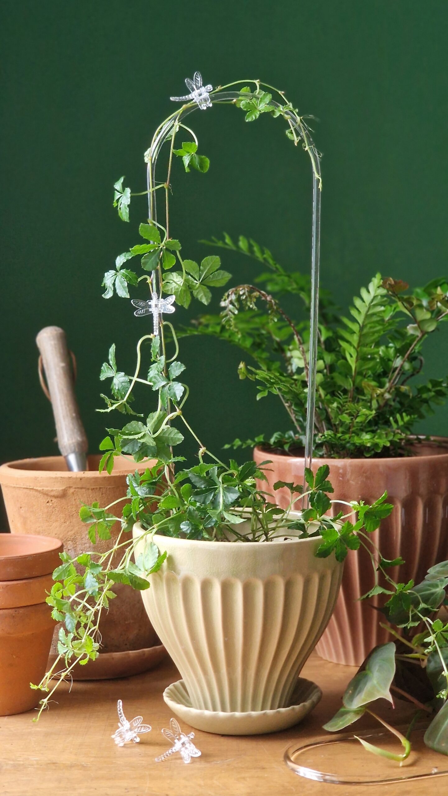 Keraaminen istutusruukku Anna keltainen 17/21cm - Image 4