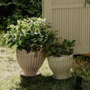 Keraaminen istutusruukku Anna vaaleanvihreä 17/21cm