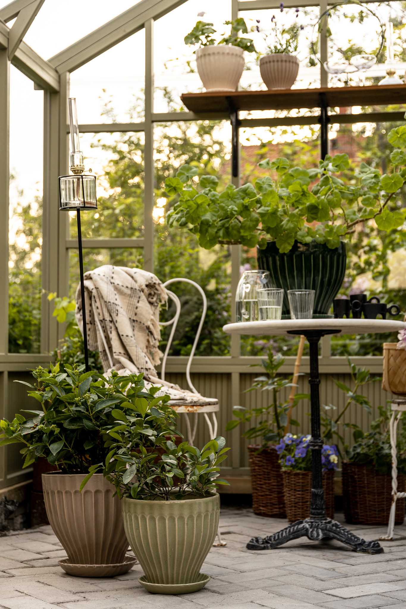 Keraaminen istutusruukku Anna vaaleanvihreä 17/21cm - Image 3