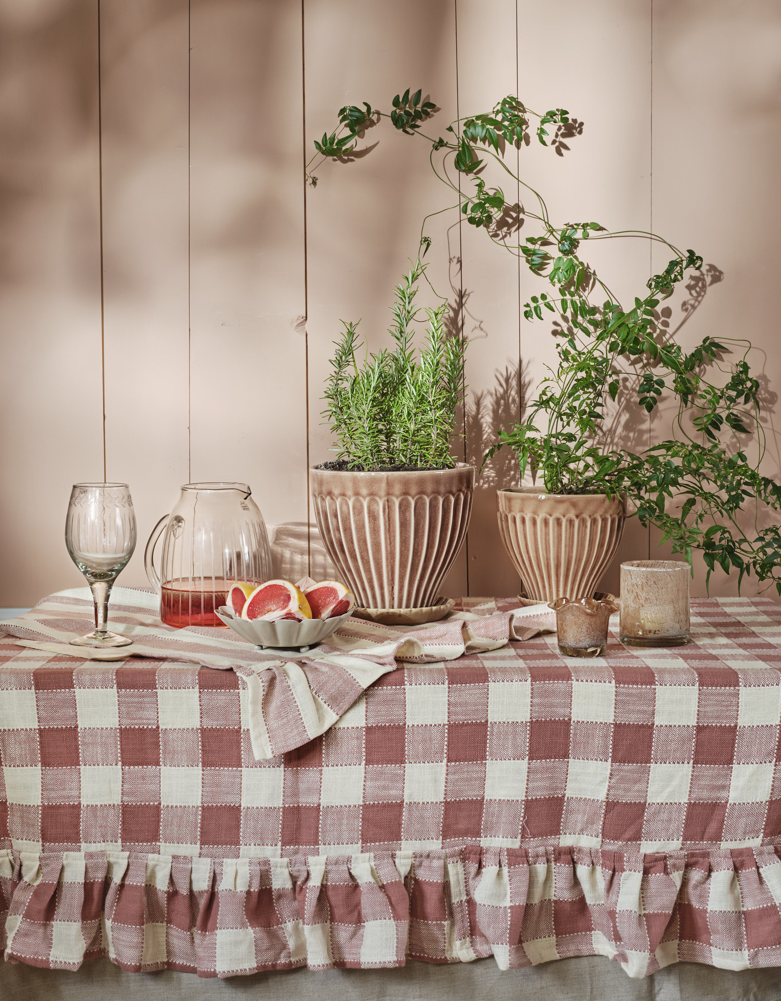 Keraaminen istutusruukku Anna roosa 17/21cm - Image 4