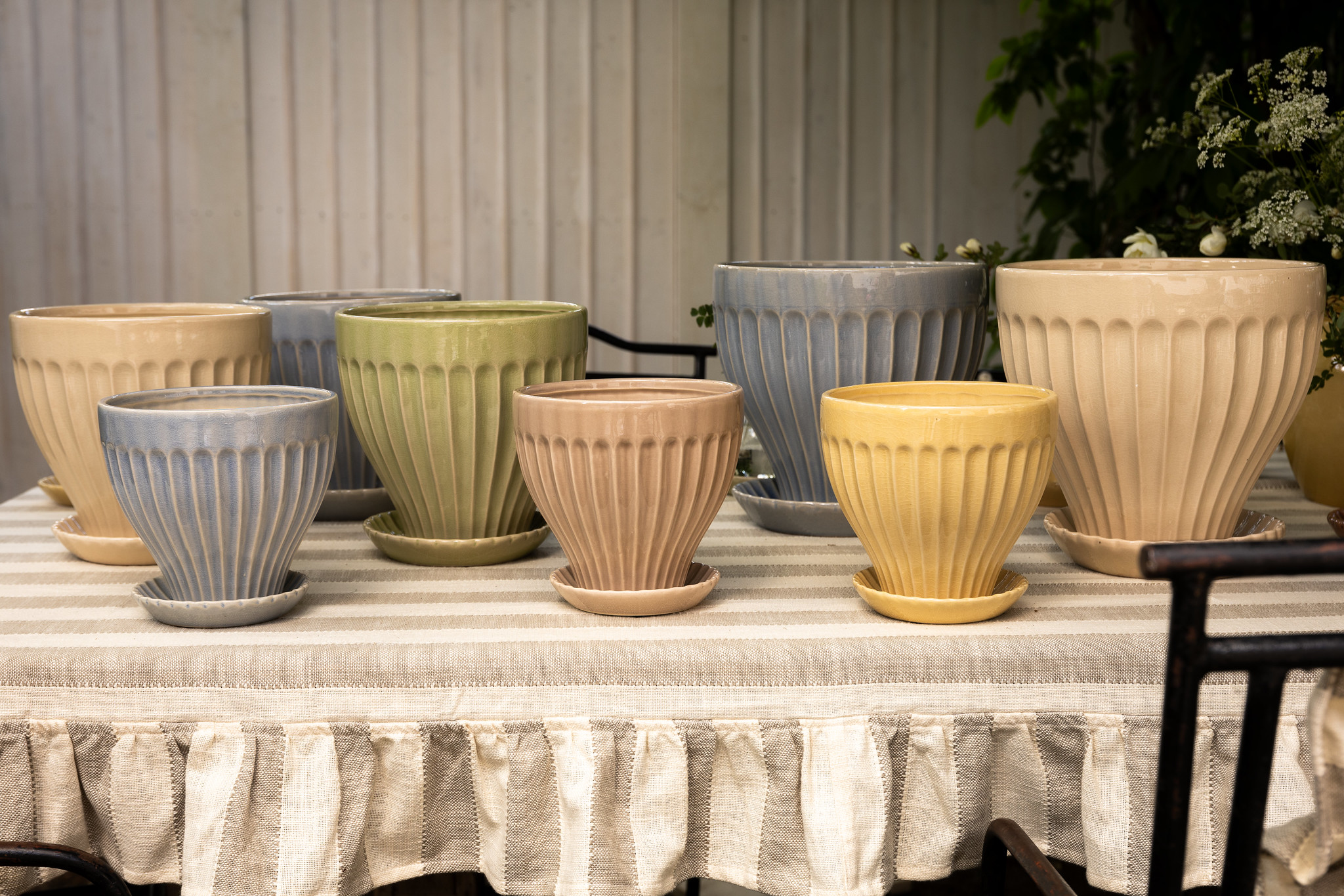 Keraaminen istutusruukku Anna keltainen 17/21cm - Image 2