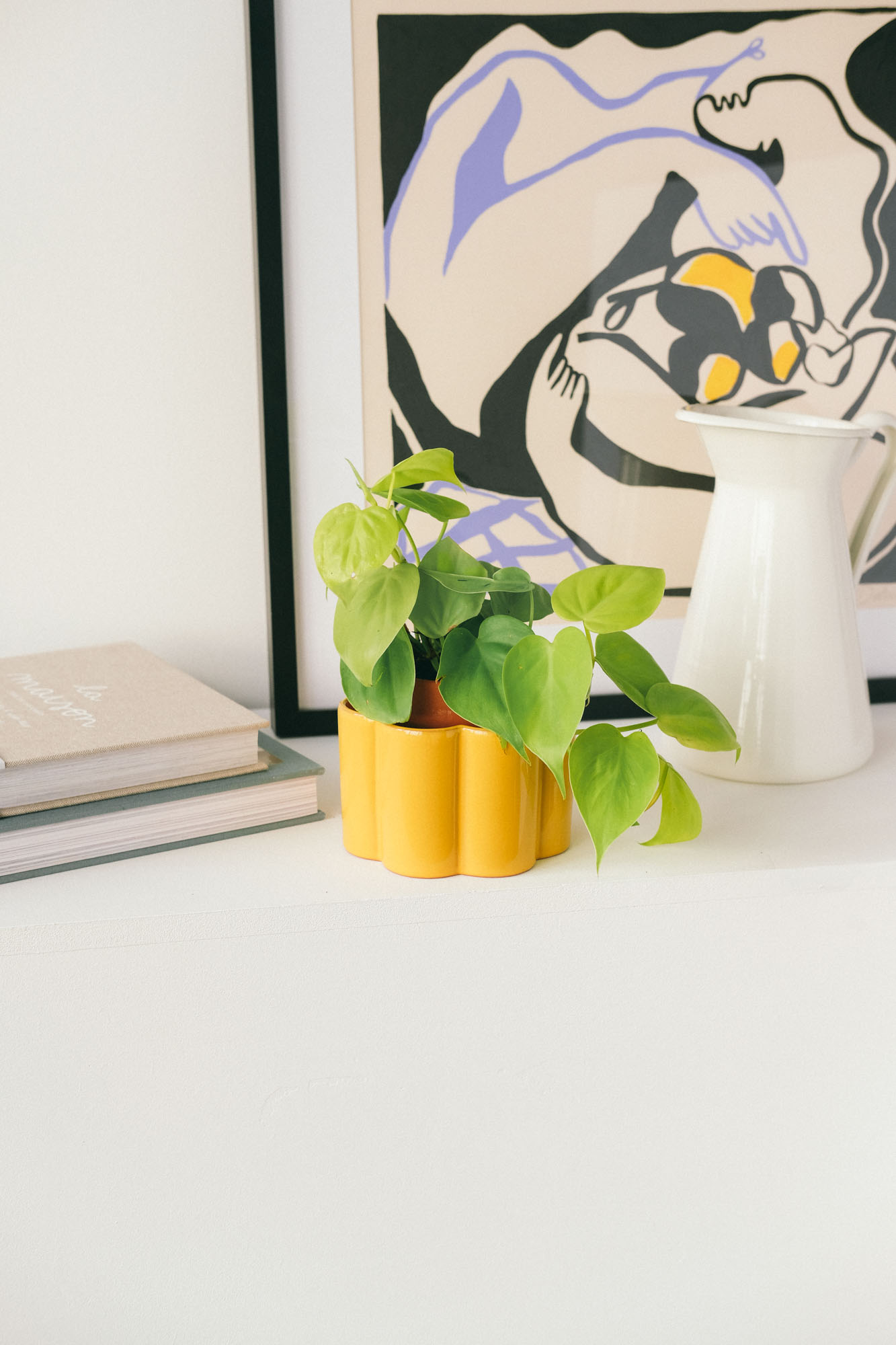 Paulita sinapinkeltainen itsekasteluruukku S - Image 8